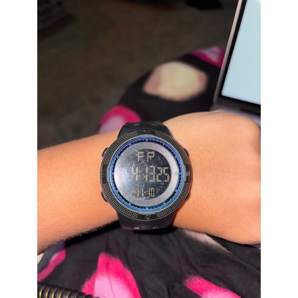 Blue Digital Sports Watch
